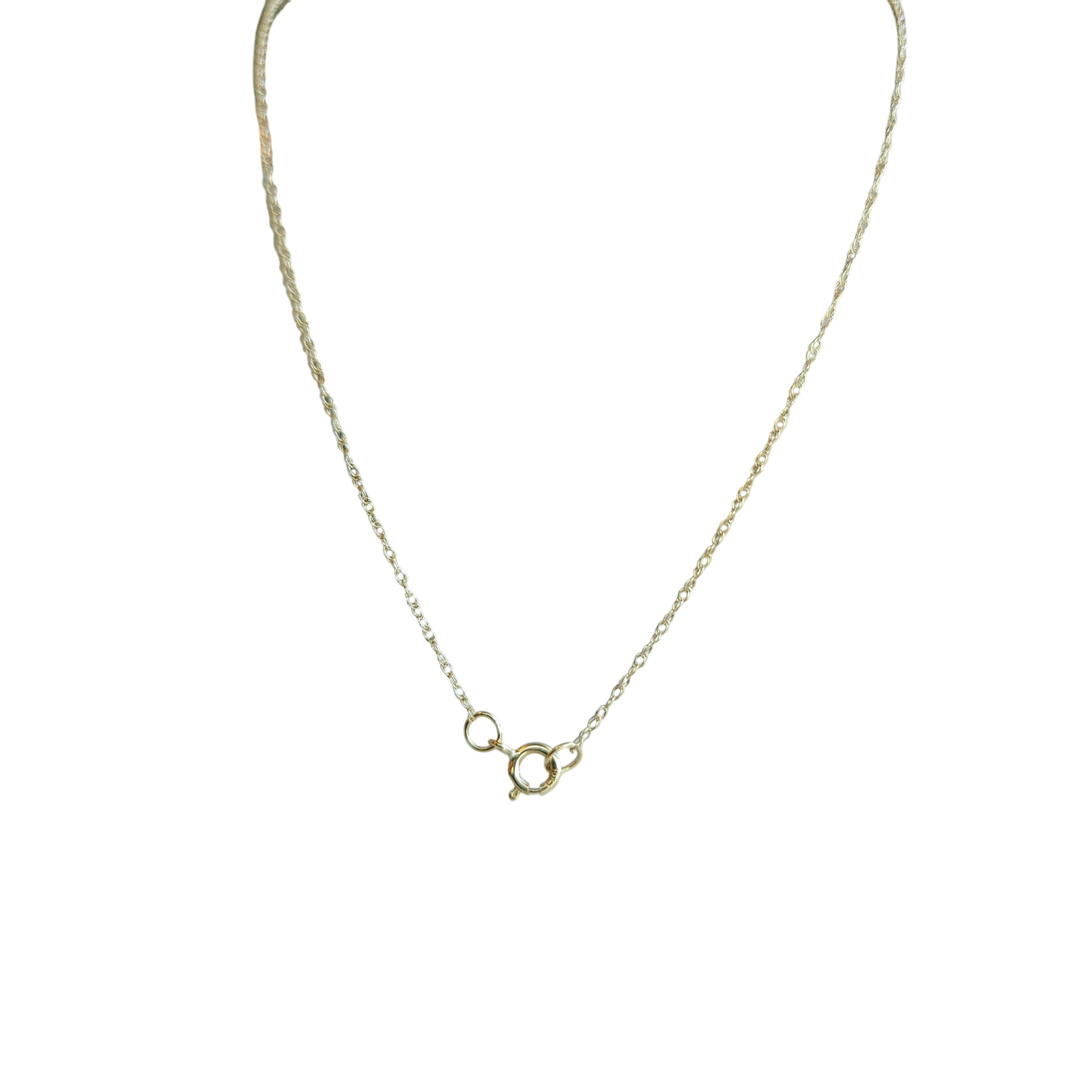 10kt Gold Chain with London Blue Topaz Pendant and Natural Diamonds