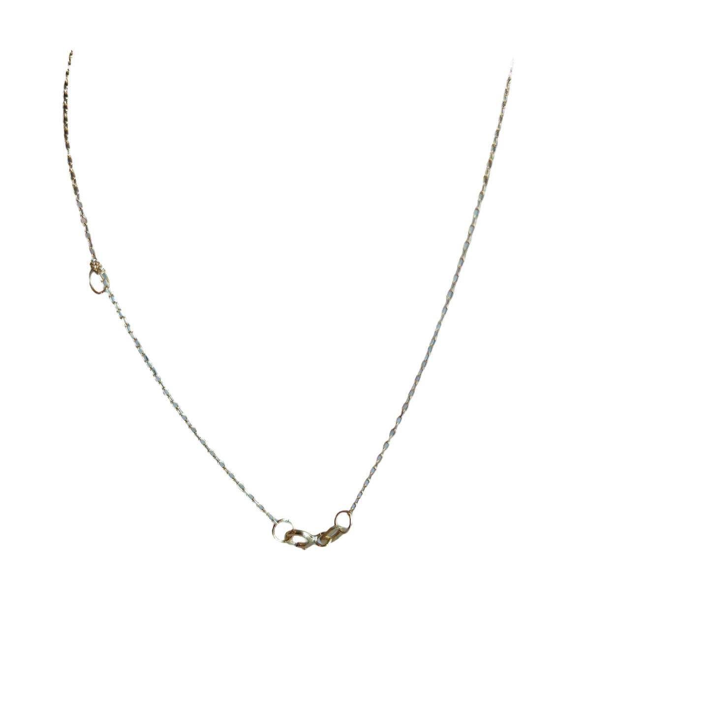 18kt Gold Chain with natural pearl pendant