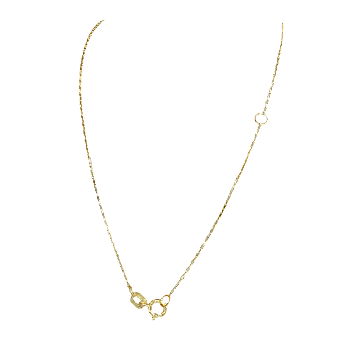 18kt Gold Chain with a cross pendant made of natural Colombian emeralds and natural rubies