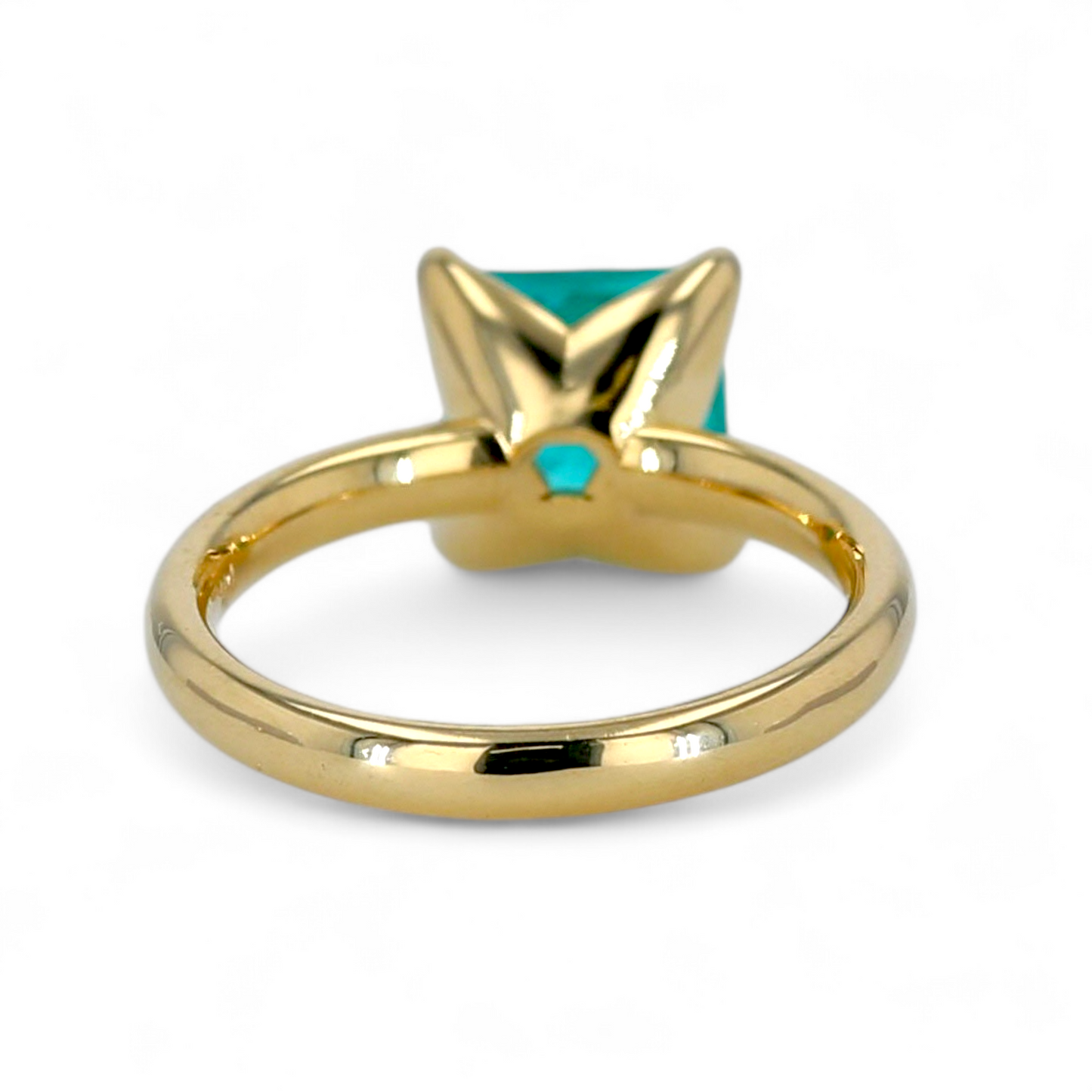 14kt yellow gold paraiba princess