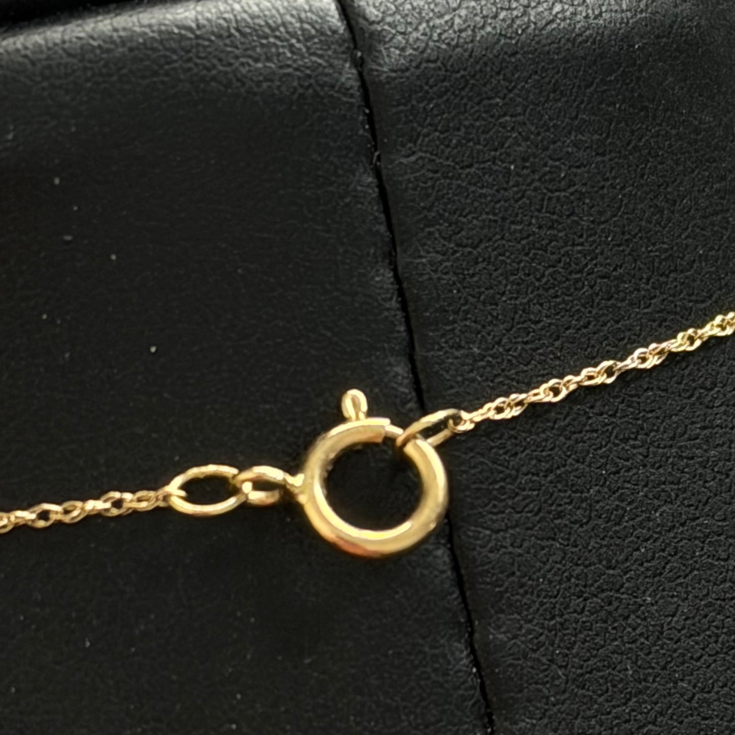 14kt oro amarillo Cadena de perlas naturales